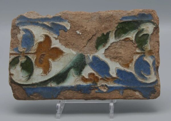 Azulejo, Arista y Cuenca - Spanish Moorish Mudejar Tile, Toledo 16th century