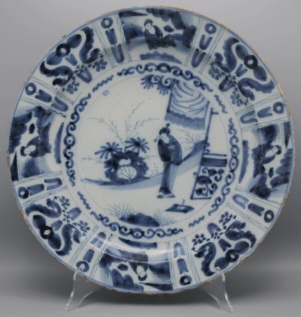 Delft - Wanli style dish, late 17th century