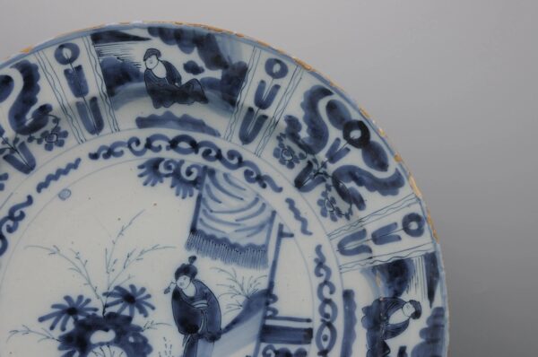 Delft - Wanli style dish, late 17th century