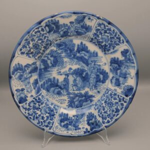 Delft - Wanli style dish, late 17th century