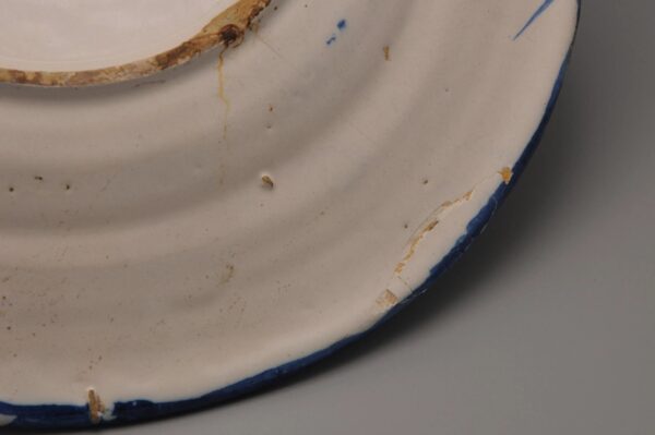 Delft or Hanau - Wanli style dish, late 17th century