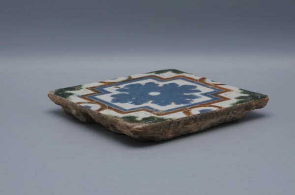 Azulejo, Arista y Cuenca - Spanish Moorish Mudejar Tile, Toledo 16th century