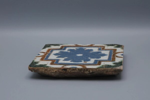 Azulejo, Arista y Cuenca - Spanish Moorish Mudejar Tile, Toledo 16th century