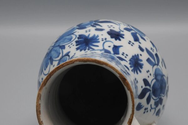 Delftware Blue Beer Jug - 18th century