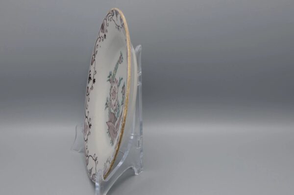 Delft polychrome chinoiserie plate - 18th century
