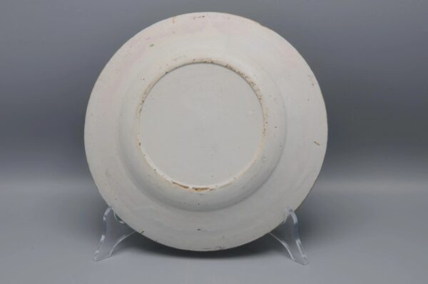 Delft polychrome chinoiserie plate - 18th century