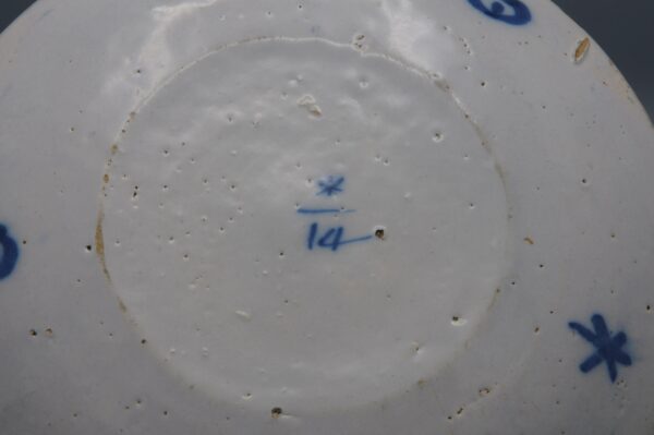 Delft "De Witte Starre" - 18th century Dragonfly Plate