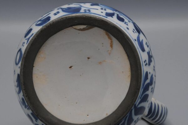 Delftware Blue Beer Jug - 18th century